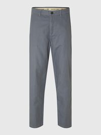 172 SLIM TAPERED LINEN BLEND TROUSERS, Stormy Weather, highres