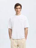 Selected LOOSE FIT PRINTED T-SHIRT, Bright White, highres - 16097657_BrightWhite_003.jpg