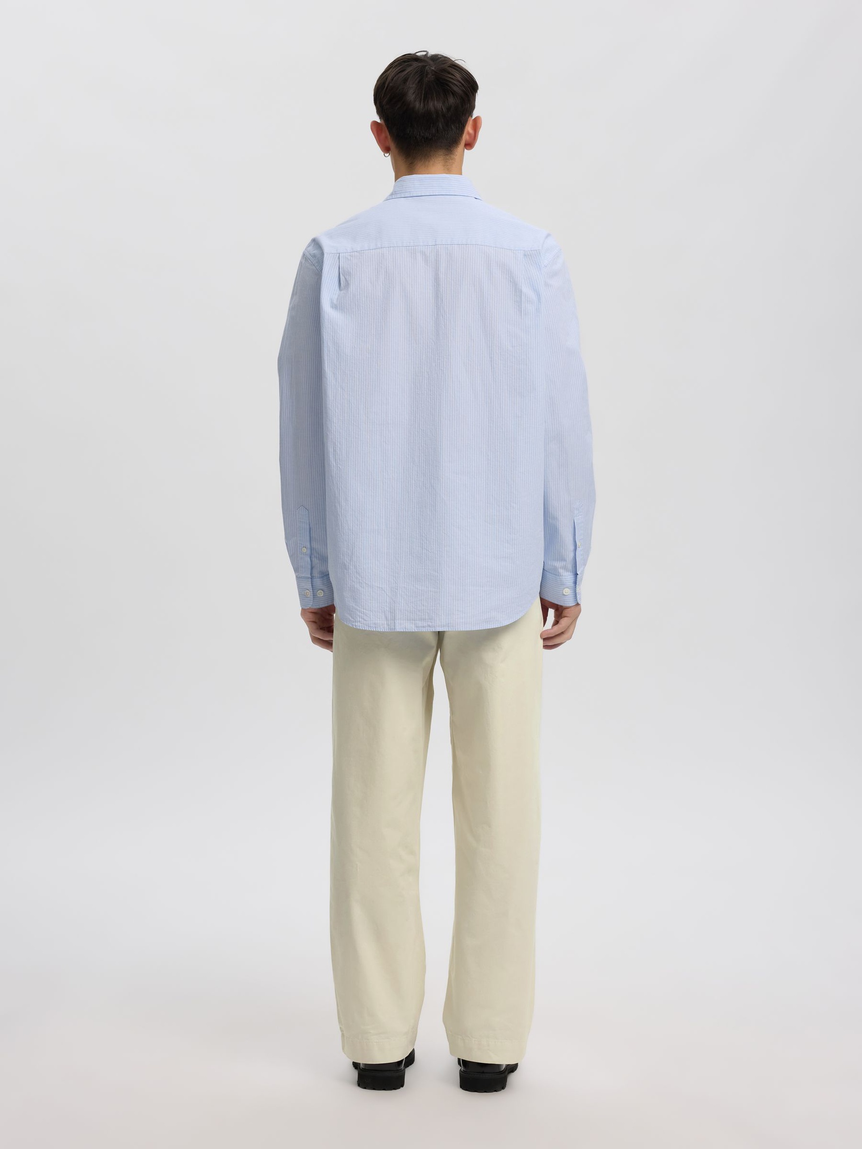 LOOSE FIT CHINOS, Dawn Blue, highres