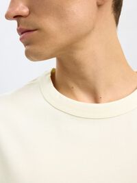 RELAXED FIT T-SHIRT, Egret, highres