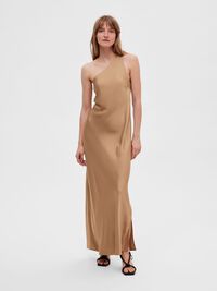 ONE SHOULDER MAXI DRESS, Tigers Eye, highres