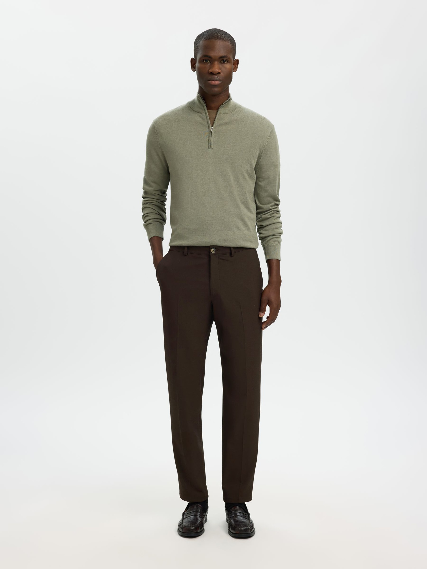 175 SLIM-FIT TROUSERS, Delicioso, highres