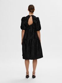 VESTITO MIDI, Black, highres