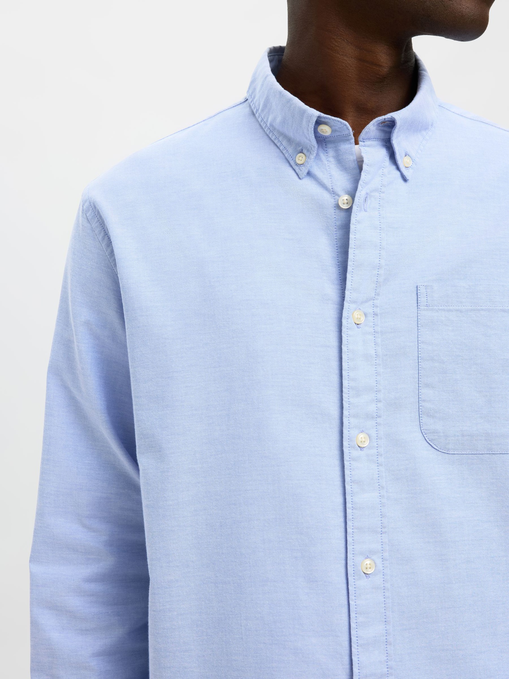 OXFORD SHIRT, Light Blue, highres