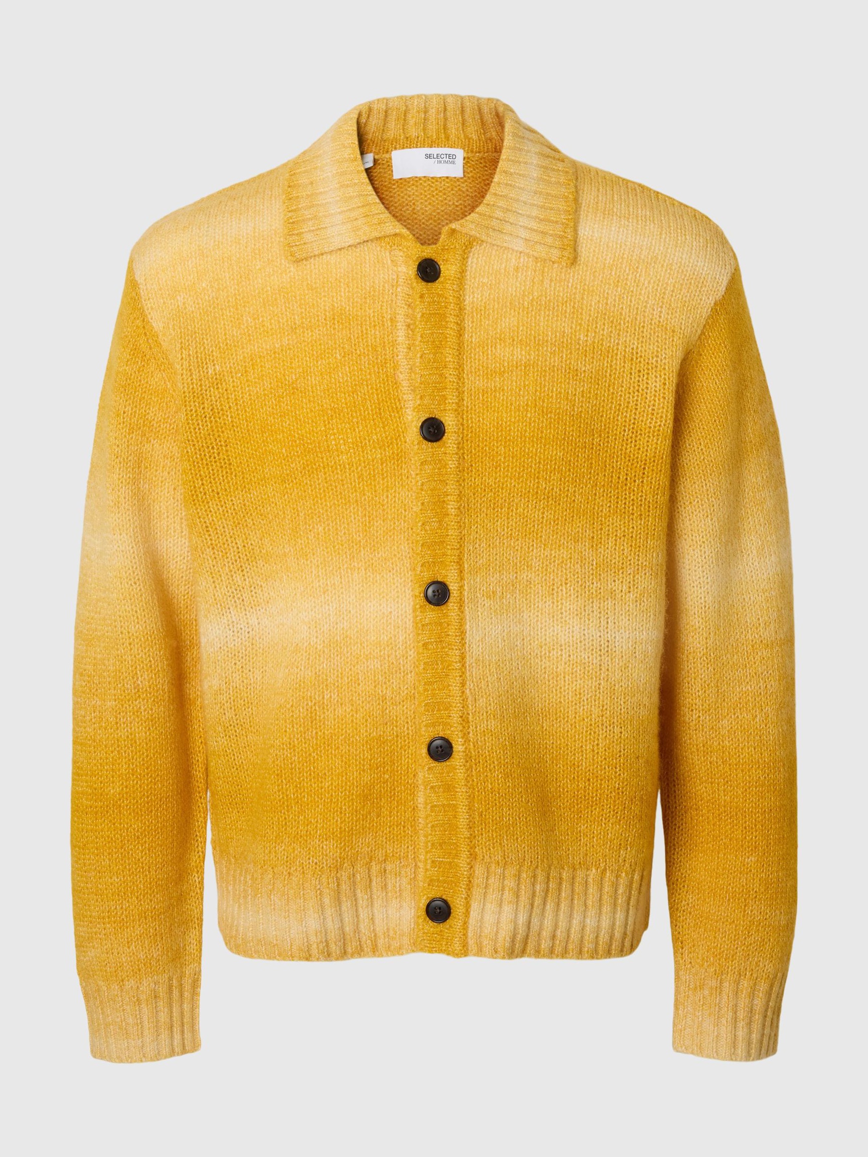 WOOL BLEND KNITTED CARDIGAN, Symphonic Sunset, highres
