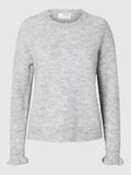 Selected PULLOVER, Light Grey Melange, highres - 16094269_LightGreyMelange_001.jpg