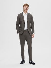 JERSEY PANTALON, Chocolate Torte, highres