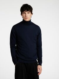 100% MERINOWOL COLTRUI, Navy Blazer, highres