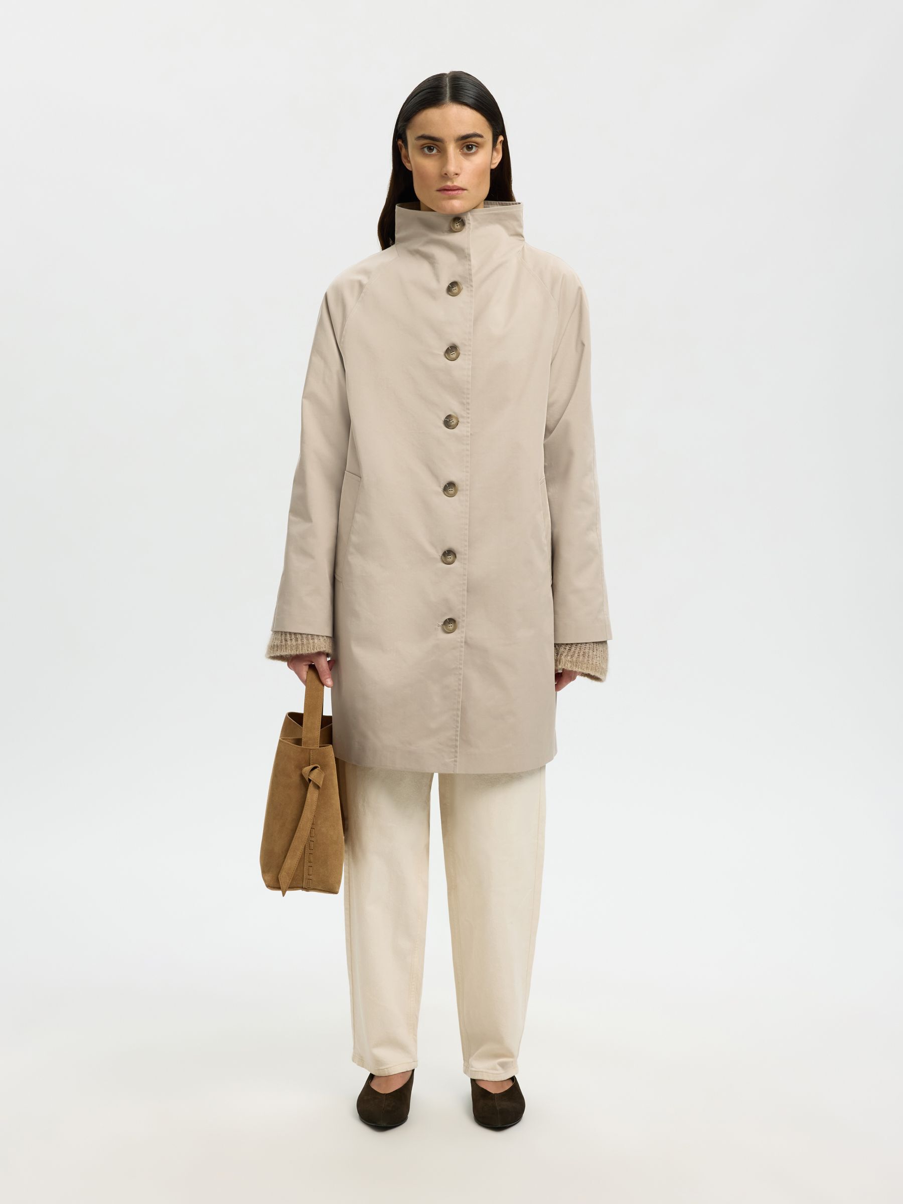 LANG TRENCHCOAT, Pure Cashmere, highres