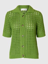 HÆKLET STIL STRIKKET CARDIGAN, Spindle Tree, highres