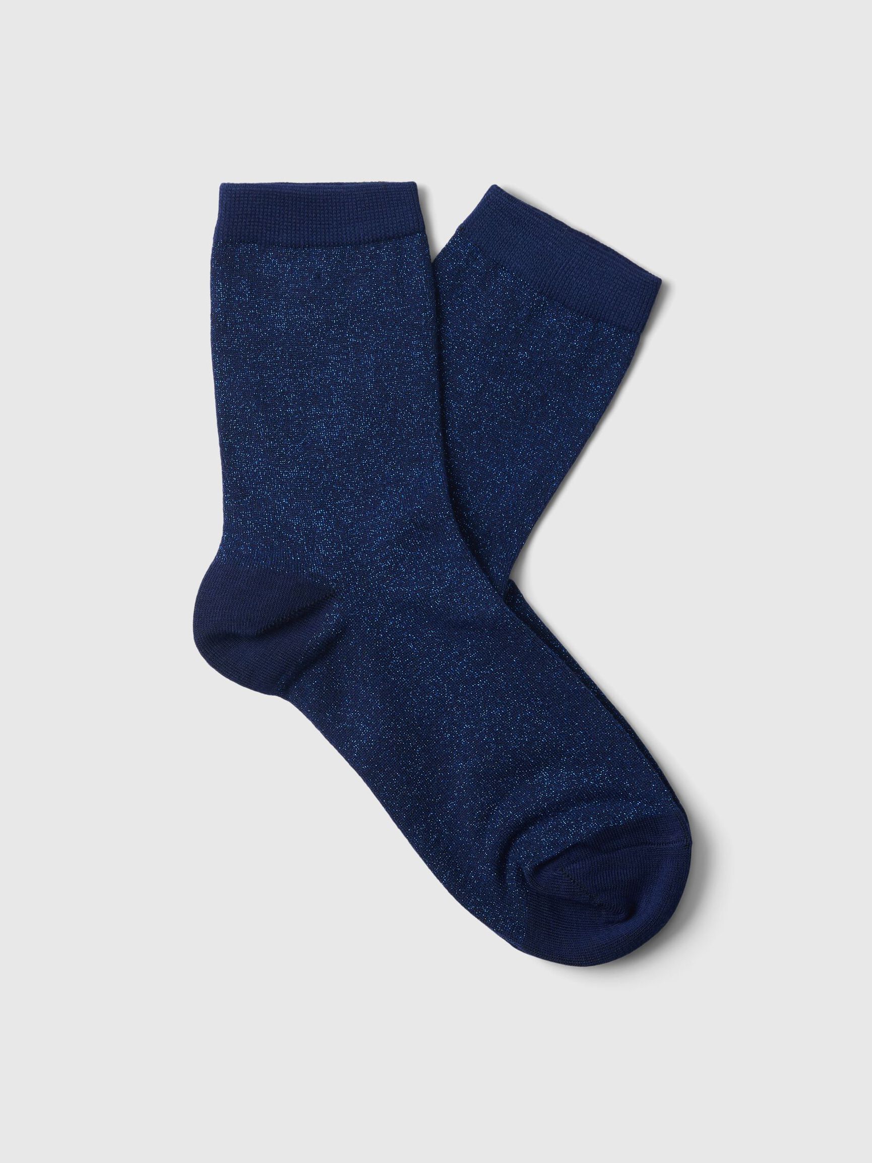 KNITTED GLITTER SOCKS, Ocean Cavern, highres