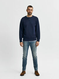 DÉLAVÉ JEAN SLIM, Light Blue Denim, highres