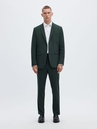 175 SLIM FIT TROUSERS, Forest Night, highres