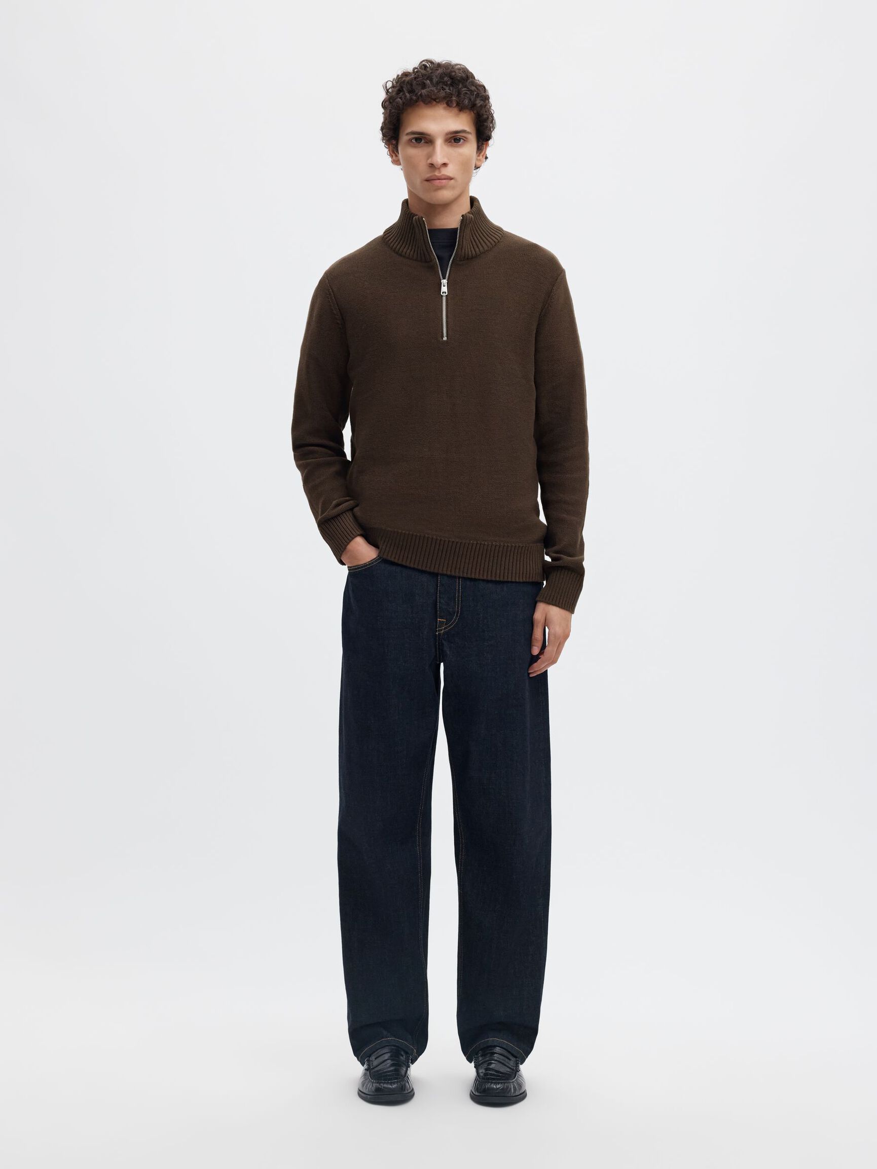 HALV GLIDELÅS PULLOVER, Delicioso, highres