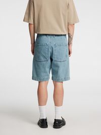 SELVEDGE DENIM SHORTS, Light Blue, highres