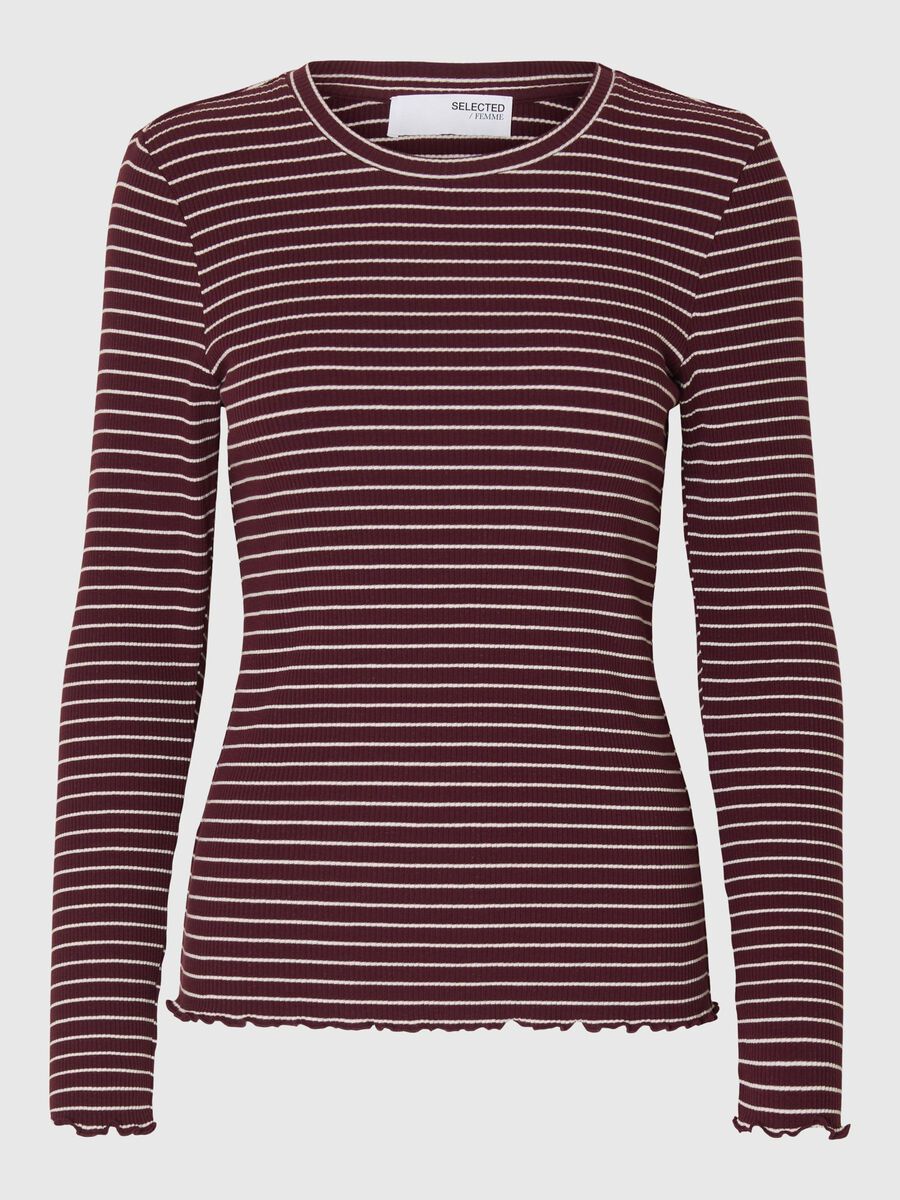 Selected STRIPED LONG-SLEEVED T-SHIRT, Fig, highres - 16078946_Fig_1200688_001.jpg
