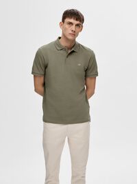 KOSZULKA POLO, Vetiver, highres