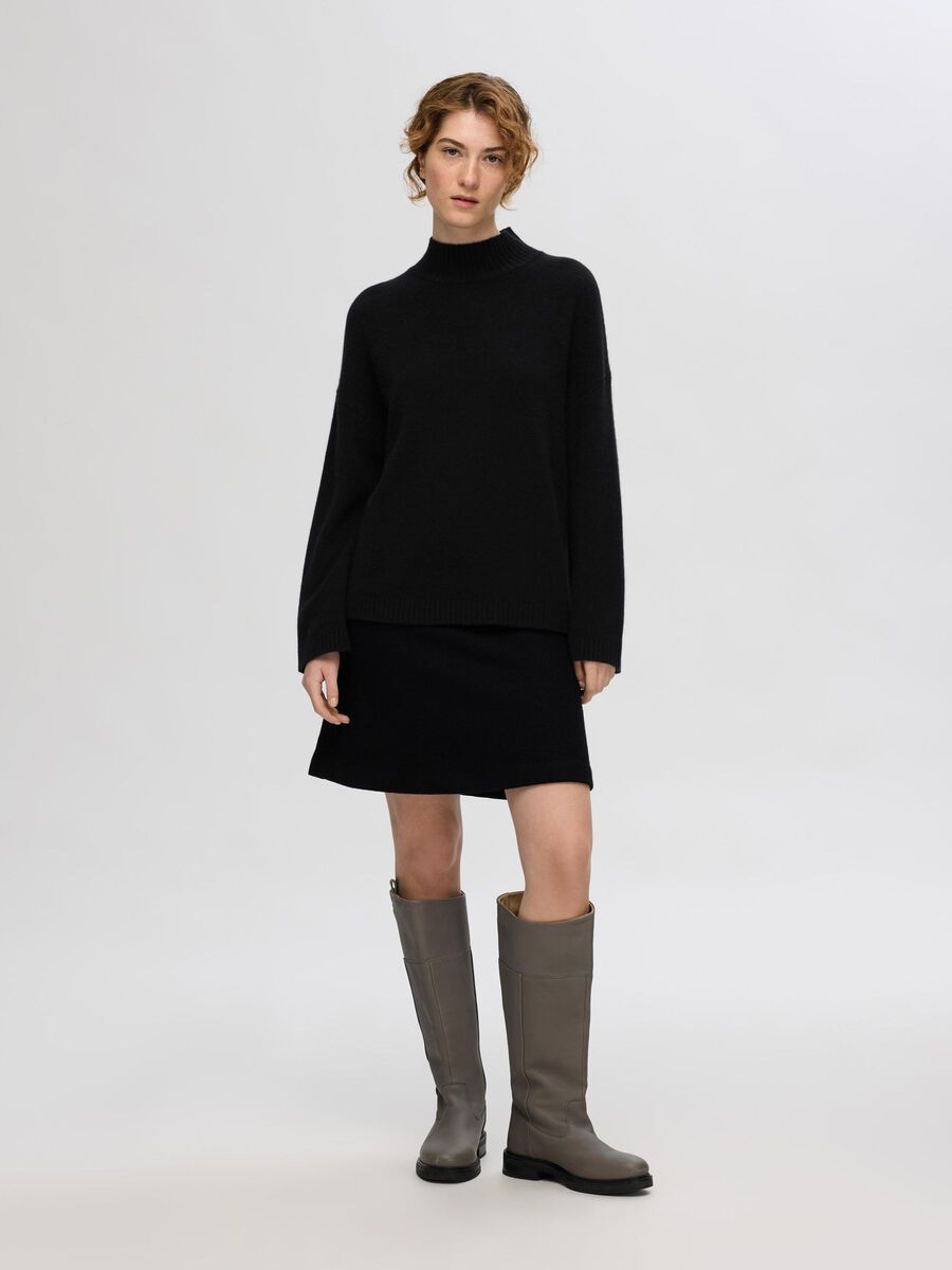 Selected HIGH NECK  STRICKPULLOVER, Black, highres - 16094759_Black_005.jpg