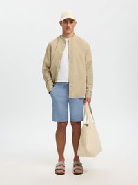 COMFORT FIT SHORTS, Cashmere Blue, highres