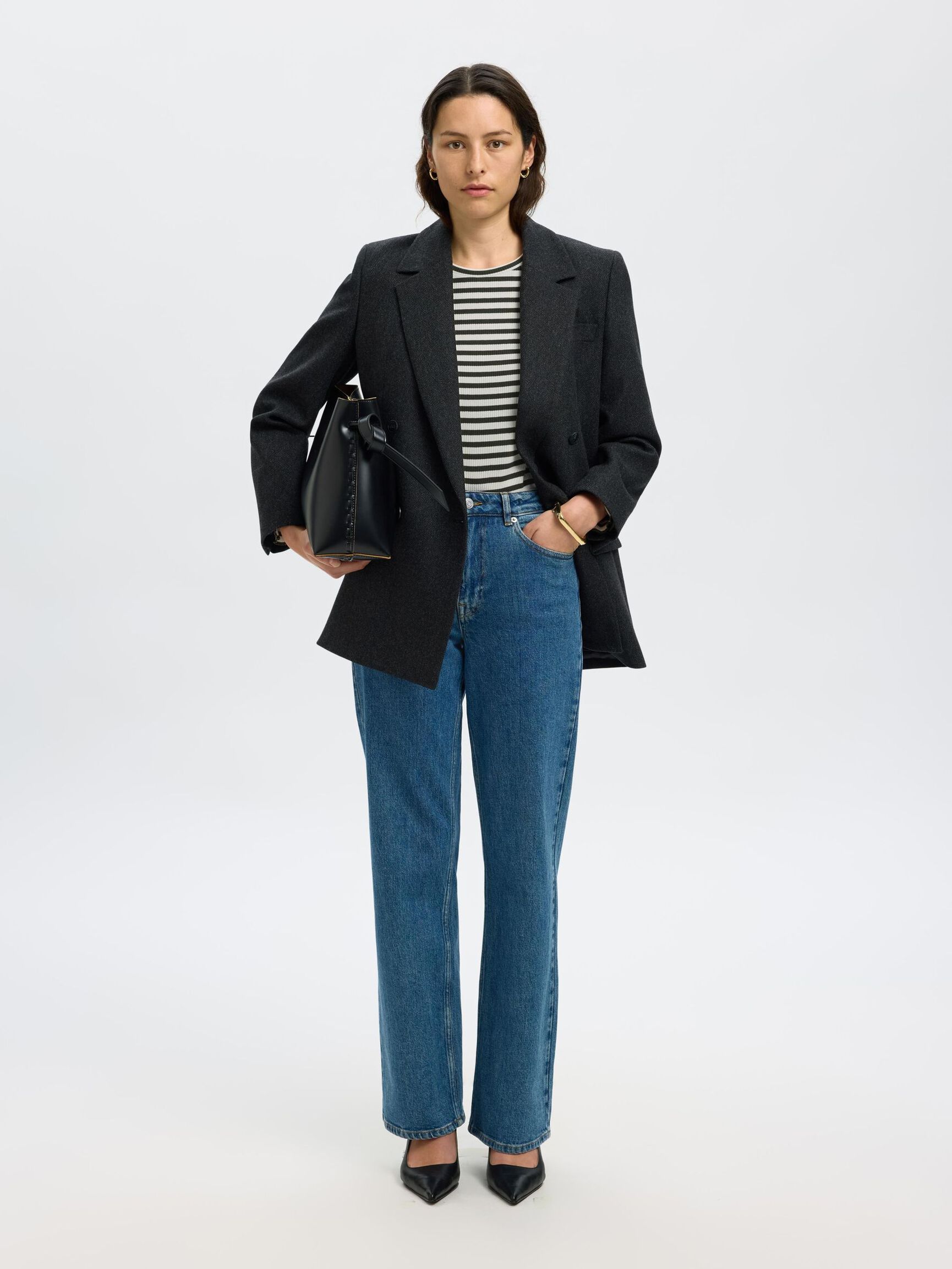 STRIPED LONG-SLEEVED T-SHIRT, Deep Depths, highres
