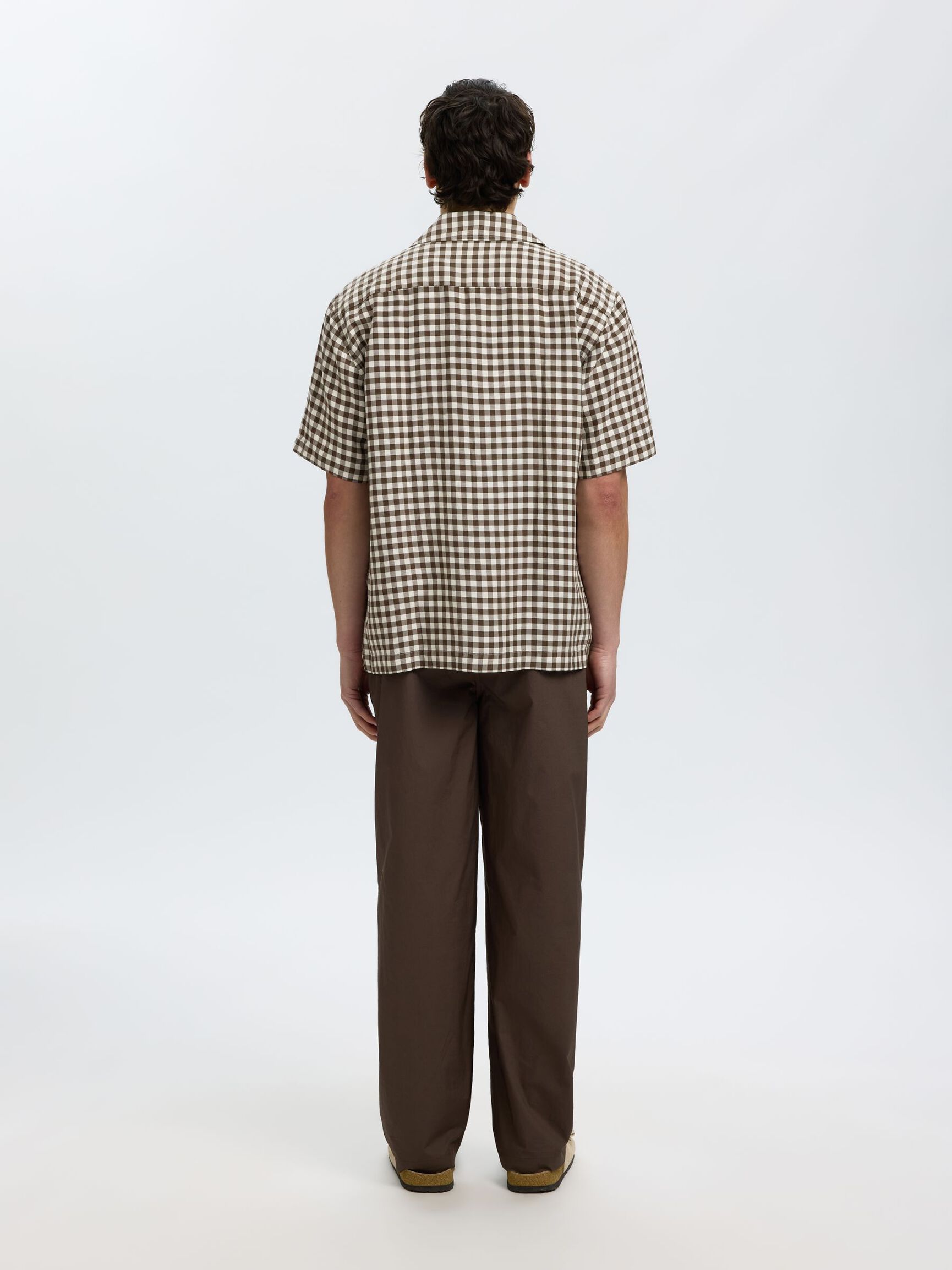 SHORT SLEEVED SHIRT, Turkish Coffee, highres