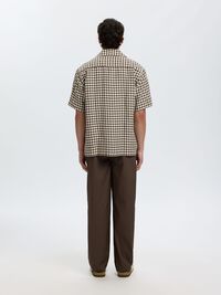 SHORT SLEEVED SHIRT, Turkish Coffee, highres