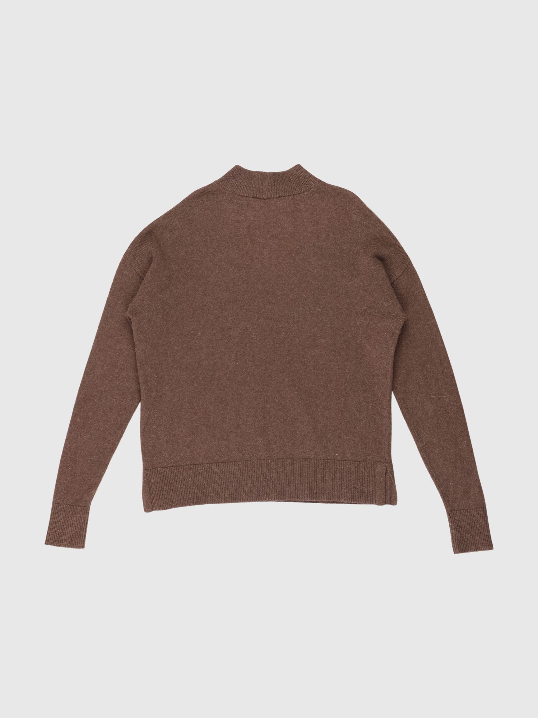 YAK WOOL BLEND - PULLOVER, Emperador, highres