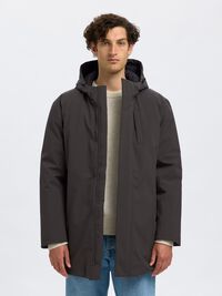TECHNICAL PARKA COAT, Kambaba, highres