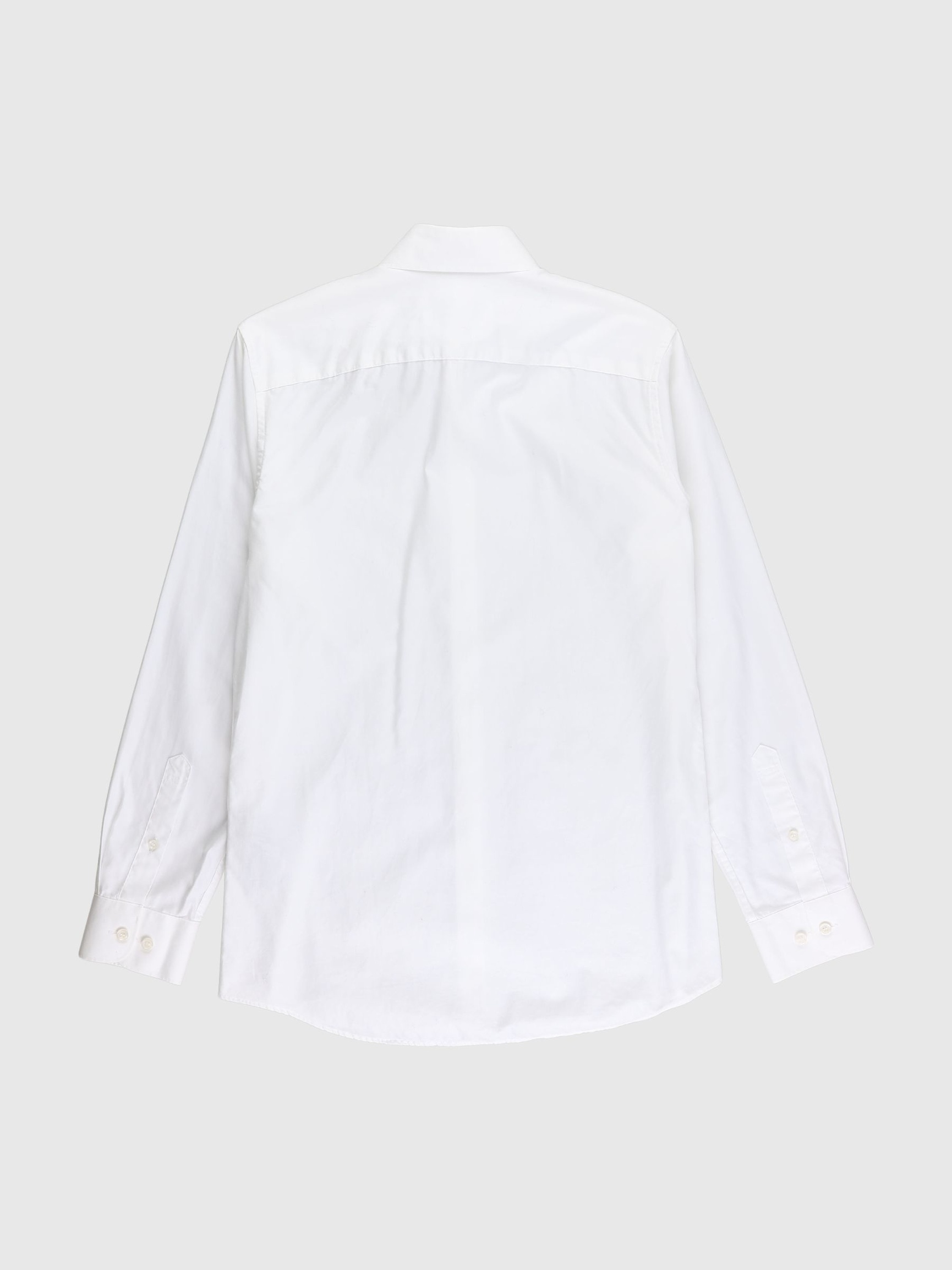 LONG SLEEVED SHIRT, Bright White, highres