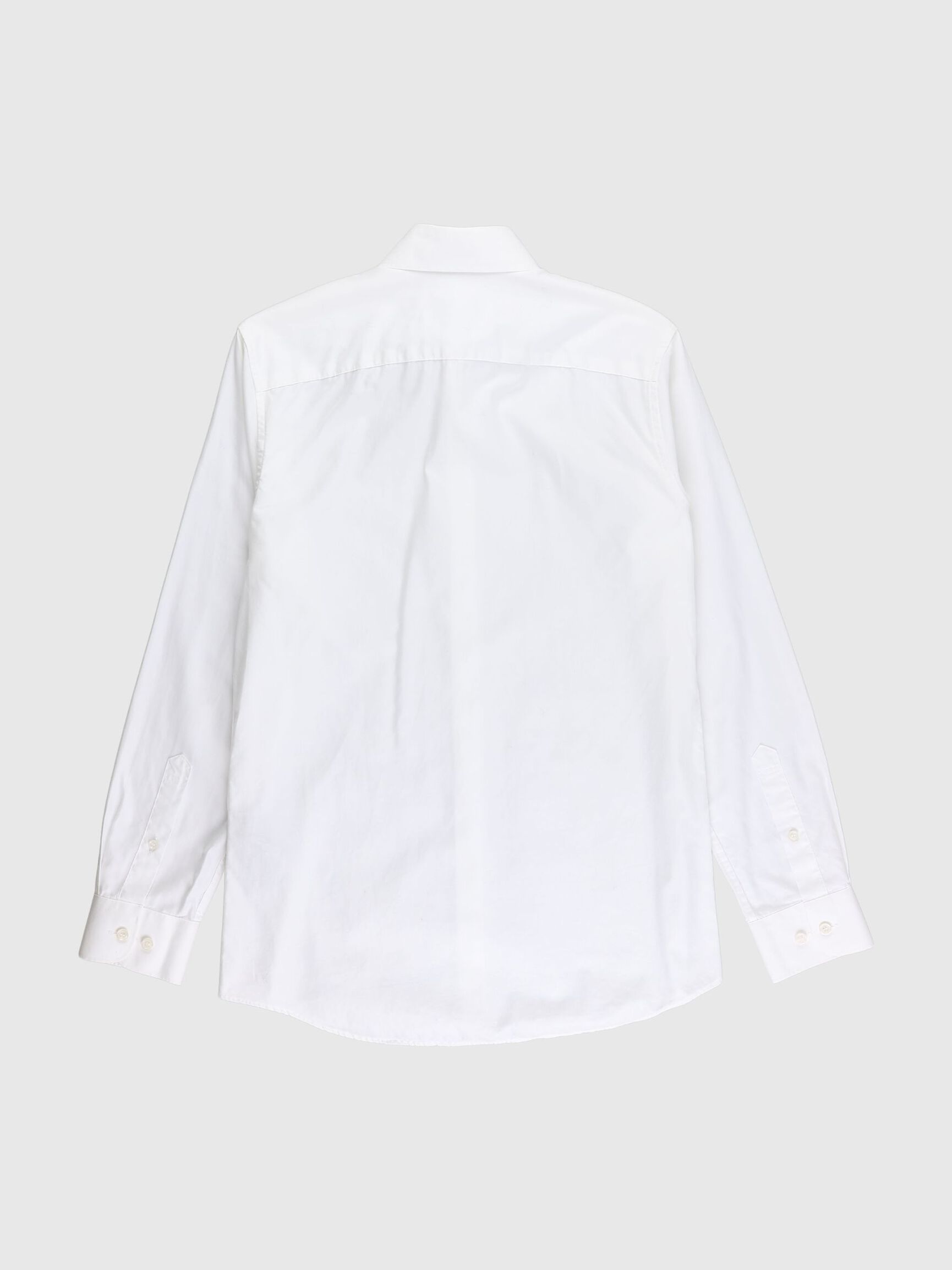 LONG SLEEVED SHIRT, Bright White, highres