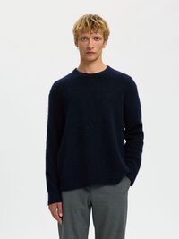 COUPE DÉCONTRACTÉE PULL EN MAILLE, Sky Captain, highres