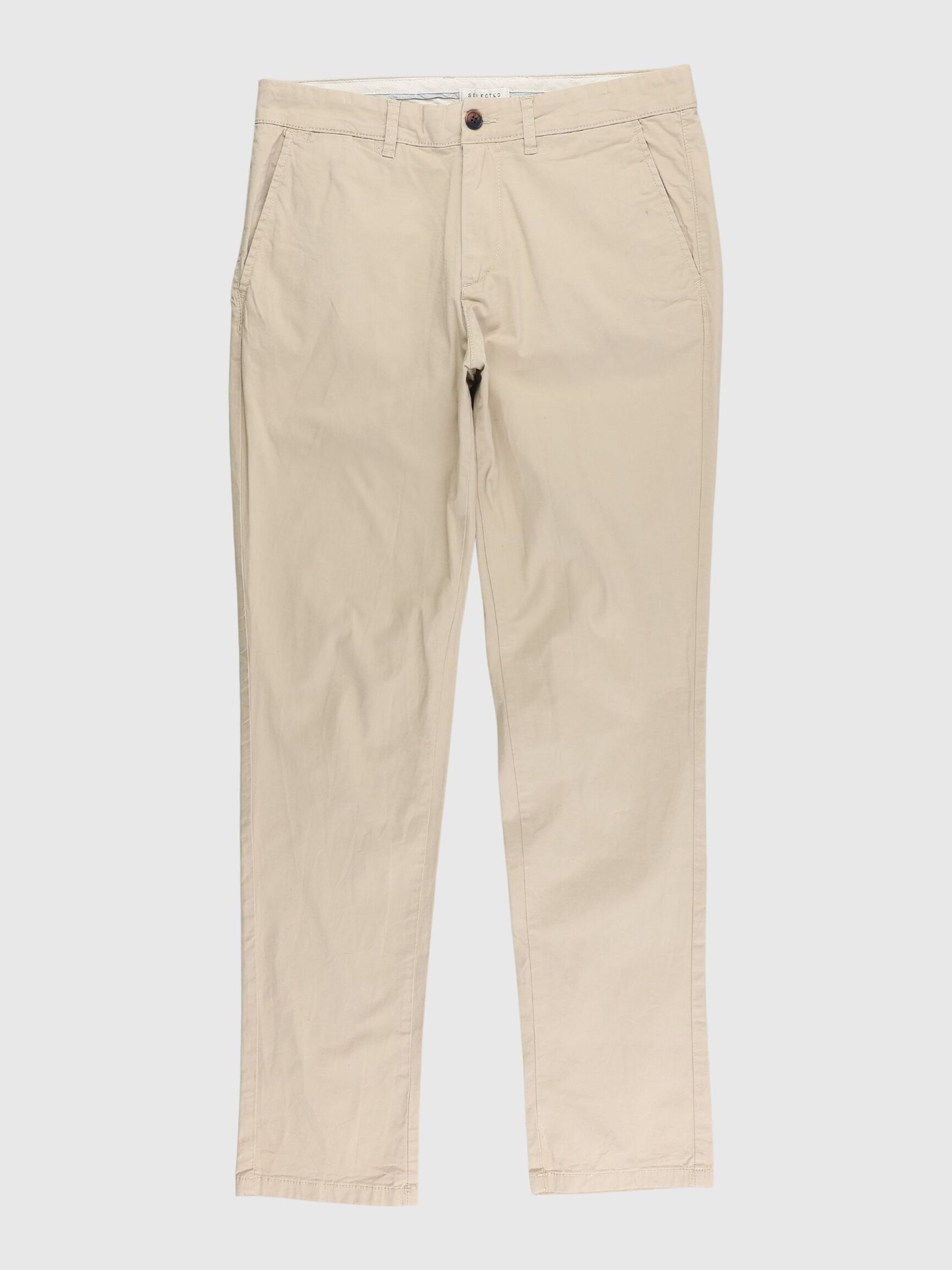 SLHYARD SLIM FIT - CHINOS, White Pepper, highres