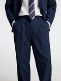 Selected TAILORED LINEN BLEND LOOSE-FIT TROUSERS, Outer Space, highres - 16099041_OuterSpace_006.jpg