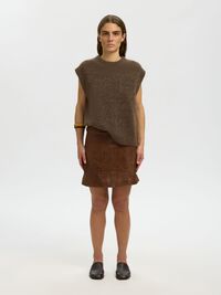 WOLMIX GEBREID GILET, Dachshund, highres