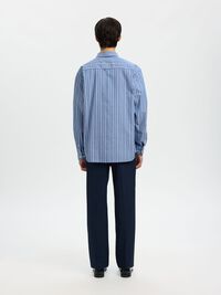 RELAXED FIT LANGARMHEMD, Medieval Blue, highres