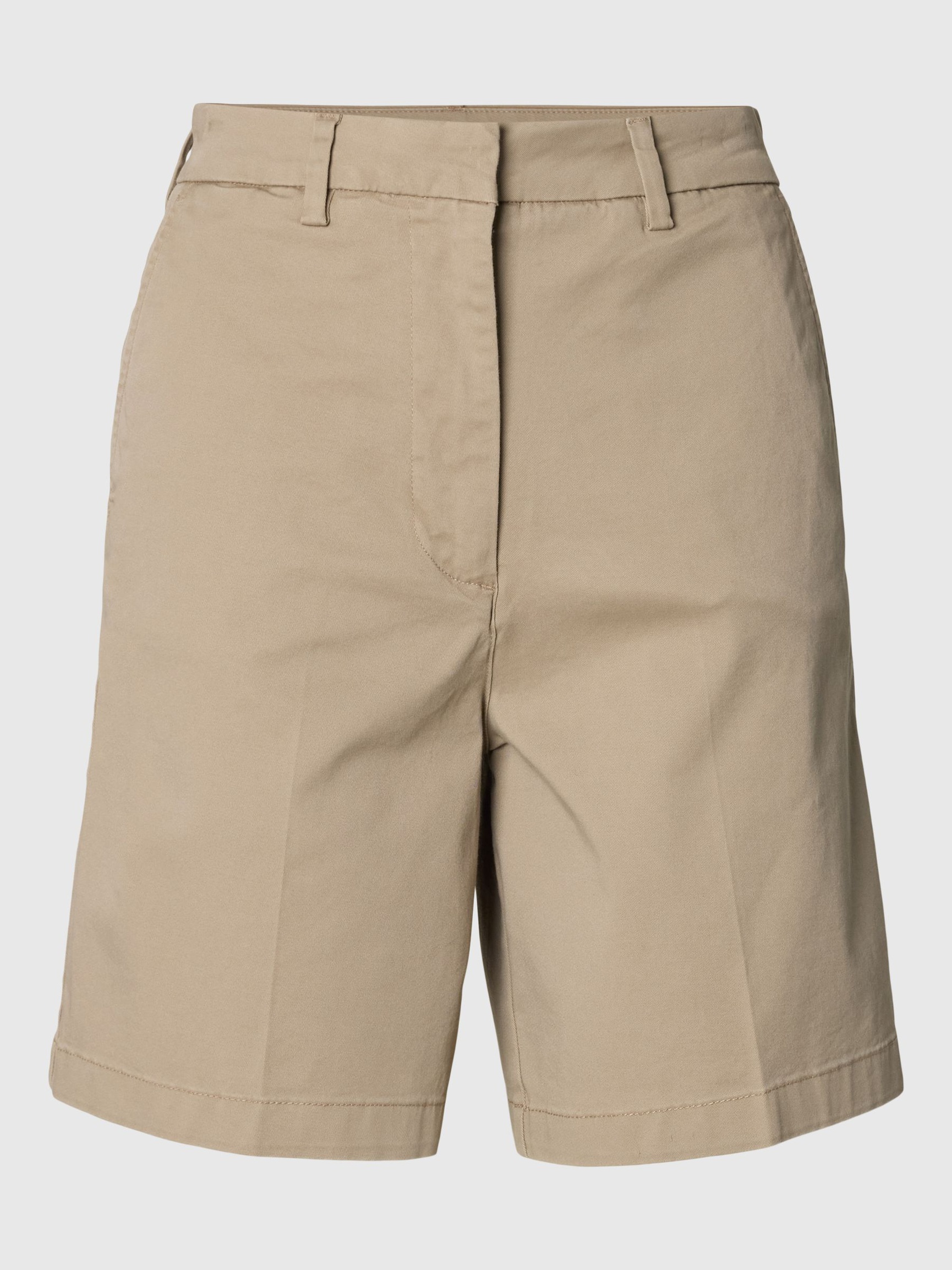 WIDE FIT KATOEN SHORTS, Greige, highres