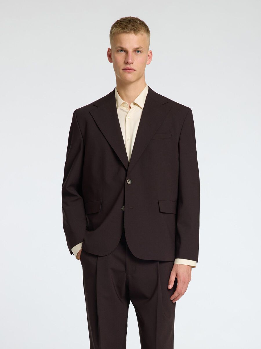 Selected RELAXED FIT WOLLGEMISCH BLAZER, Demitasse, highres - 16097836_Demitasse_003.jpg