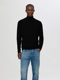 100% MERINOWOL COLTRUI, Black, highres