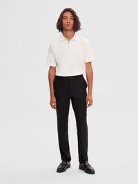 175 SLIM-FIT TROUSERS, Black, highres