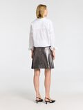 Selected METALLIC LEREN MINIROK, Silver, highres - 16093391_Silver_1163291_004.jpg