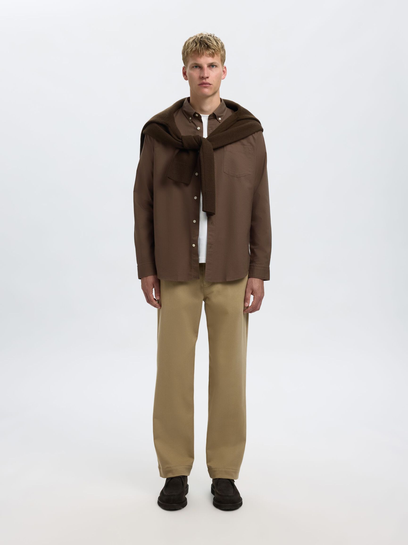 OXFORD SHIRT, Morel, highres
