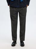 Selected PLISSÉ EN VISCOSE MÉLANGÉE PANTALON, Dark Grey Melange, highres - 16094358_DarkGreyMelange_003.jpg