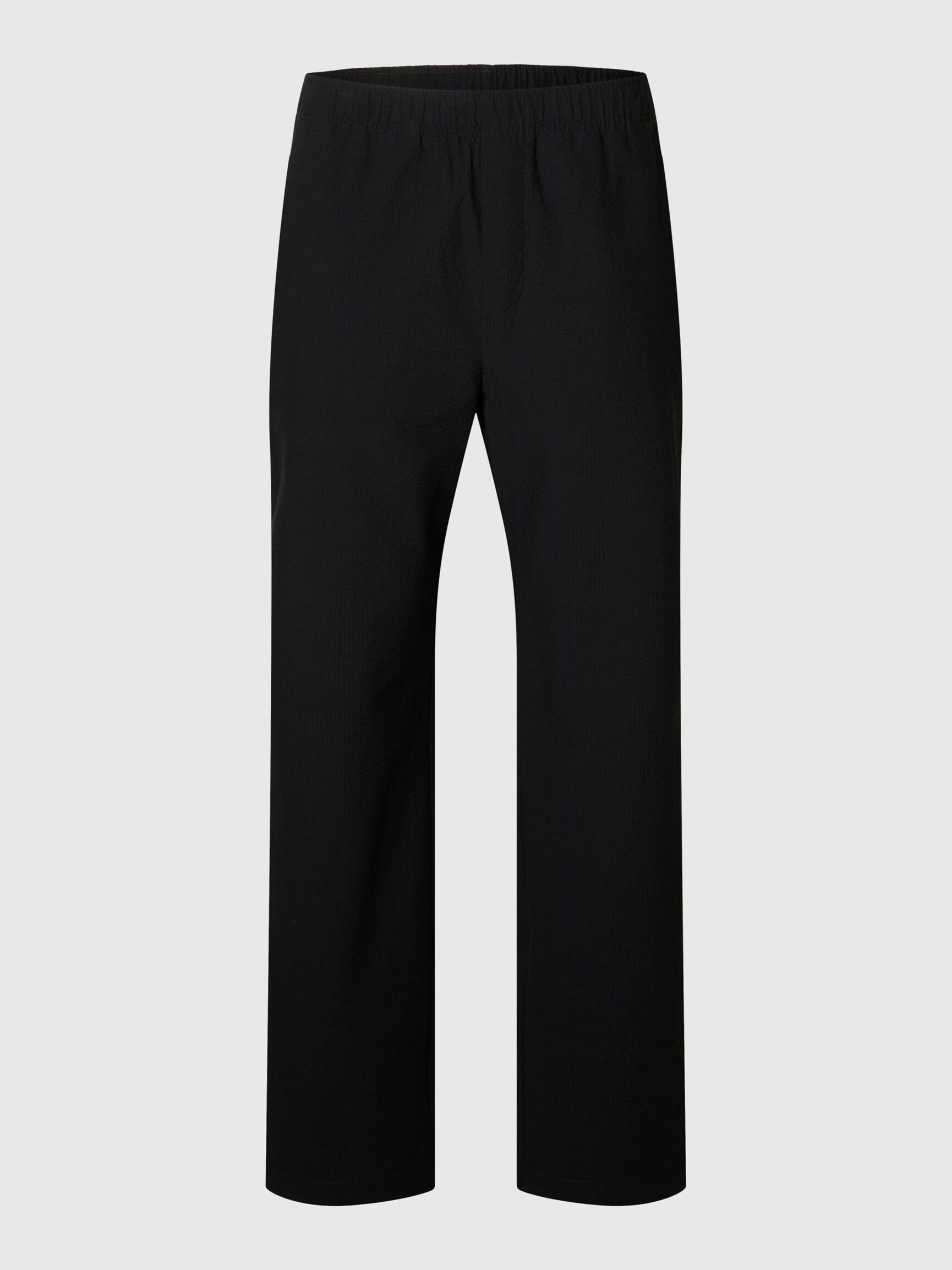 196 BAUMWOLL STRAIGHT LEG HOSE, Black, highres