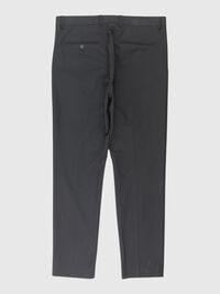 SLIM FIT TROUSERS, Black, highres
