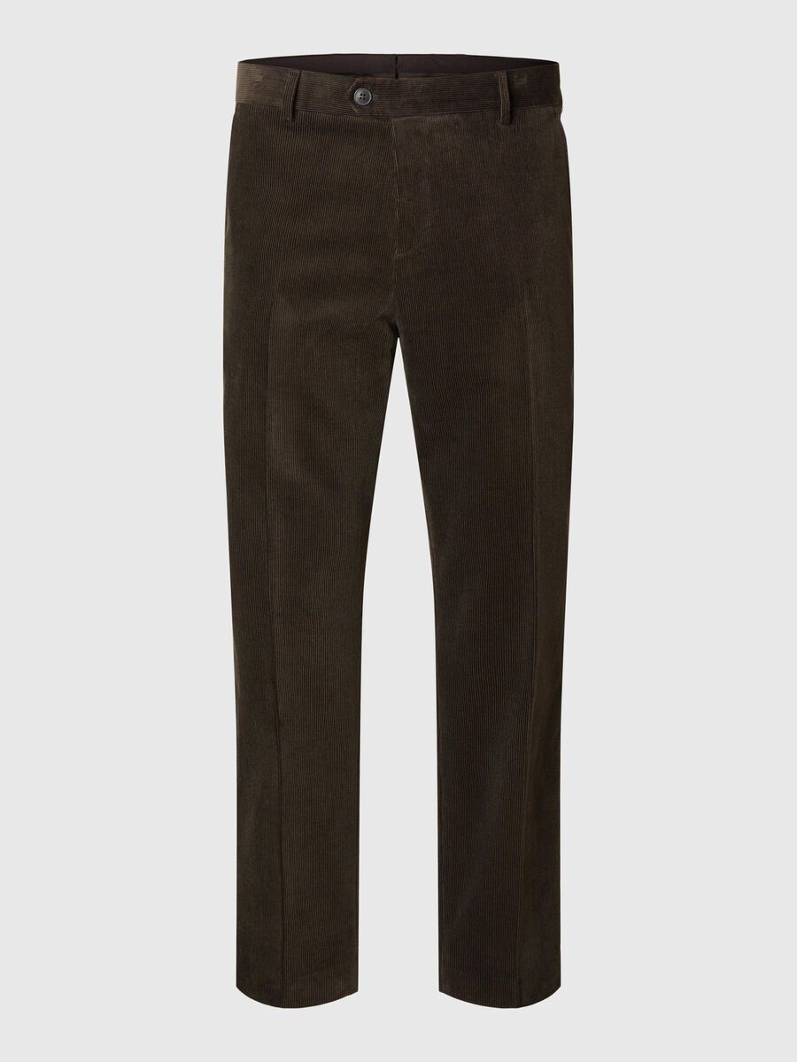 Selected REGULAR FIT CORDUROY TROUSERS, Morel, highres - 16094864_Morel_1125978_001.jpg