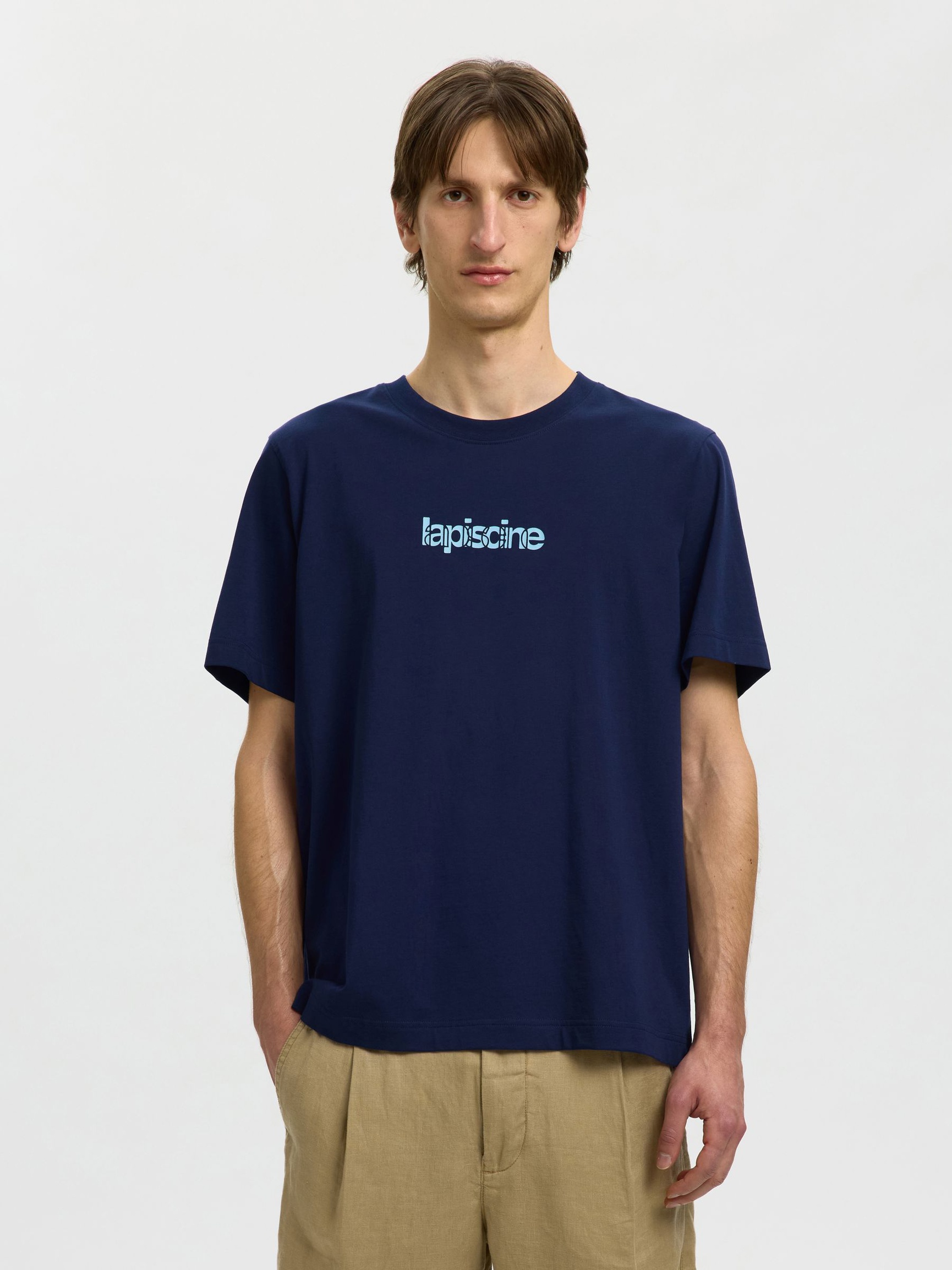 PRINTED COTTON T-SHIRT, Ocean Cavern, highres