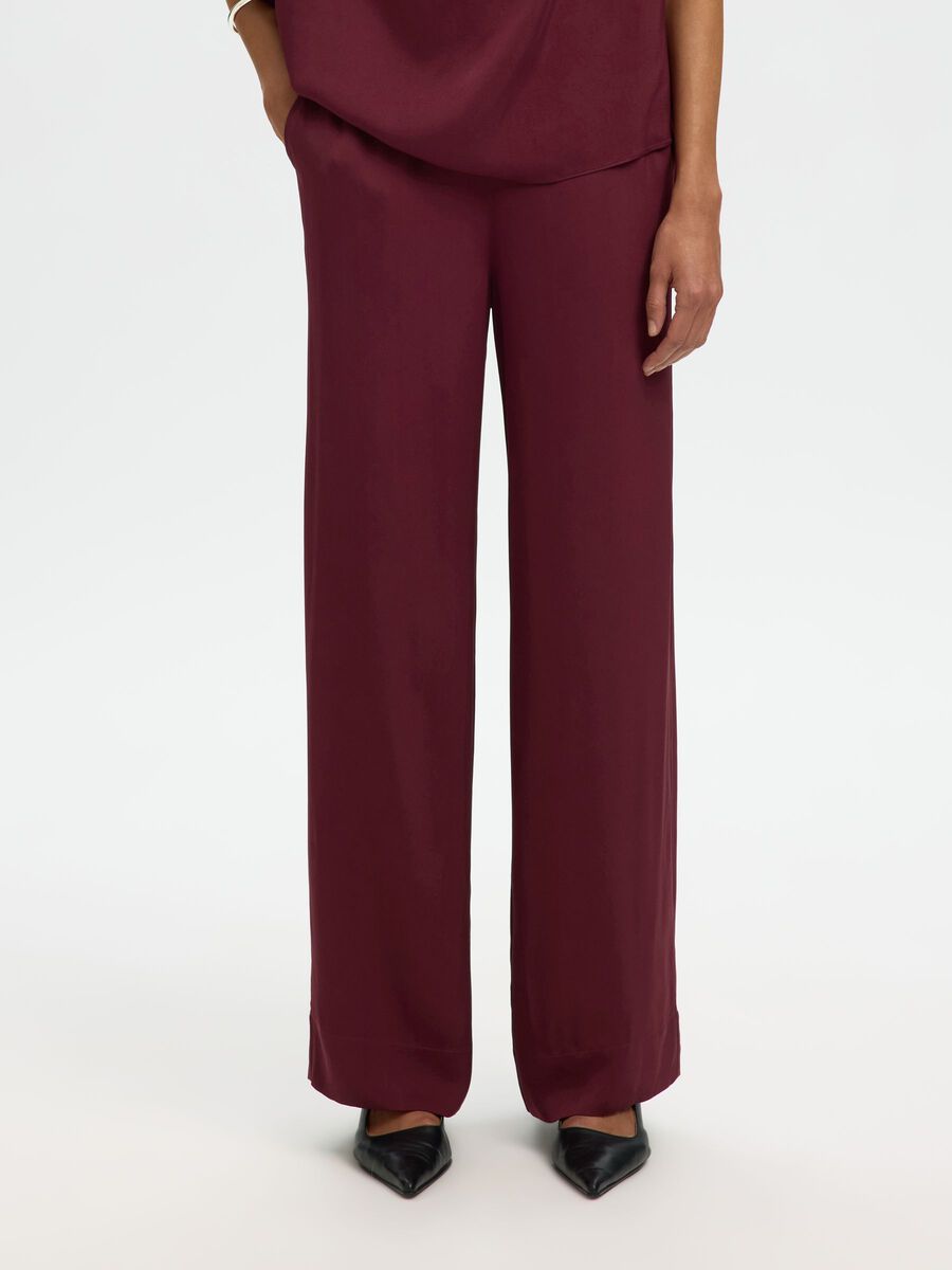 Product tile image - VISCOSE WIDE-LEG BROEK, Fig | 16099401_Fig