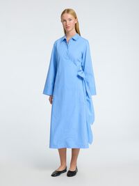 ELEGANTES WICKELKLEID, Cornflower Blue, highres