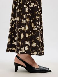 VISCOSE PRINTED MAXI DRESS, Demitasse, highres