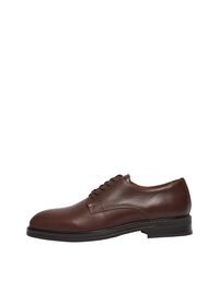 LEDER DERBY-SCHUHE, Demitasse, highres